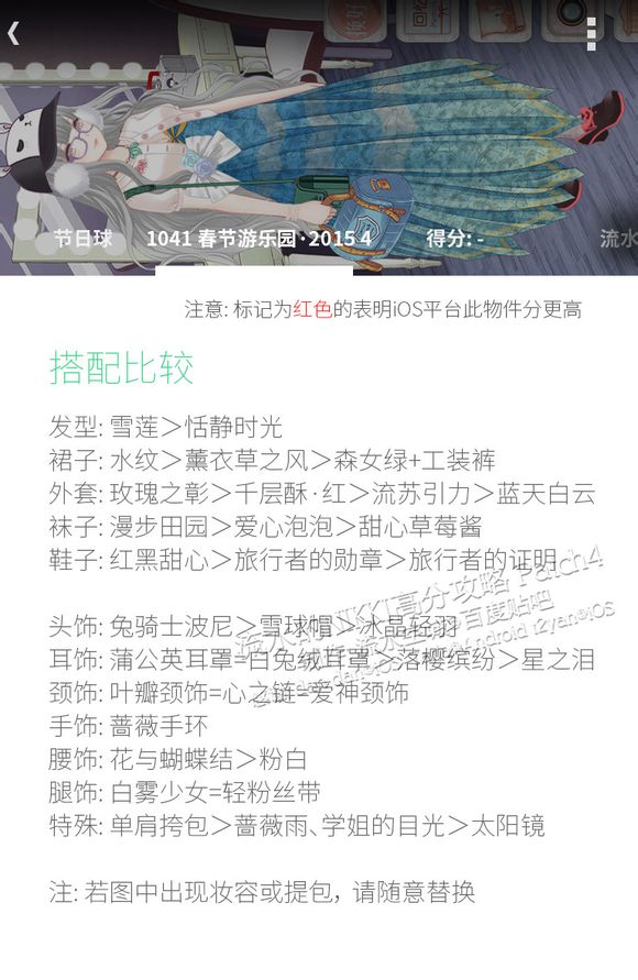 暖暖环游世界春节游园会高分攻略,搭配大全
