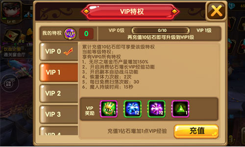 格斗宝贝VIP1要多少钱,VIP1有什么特权