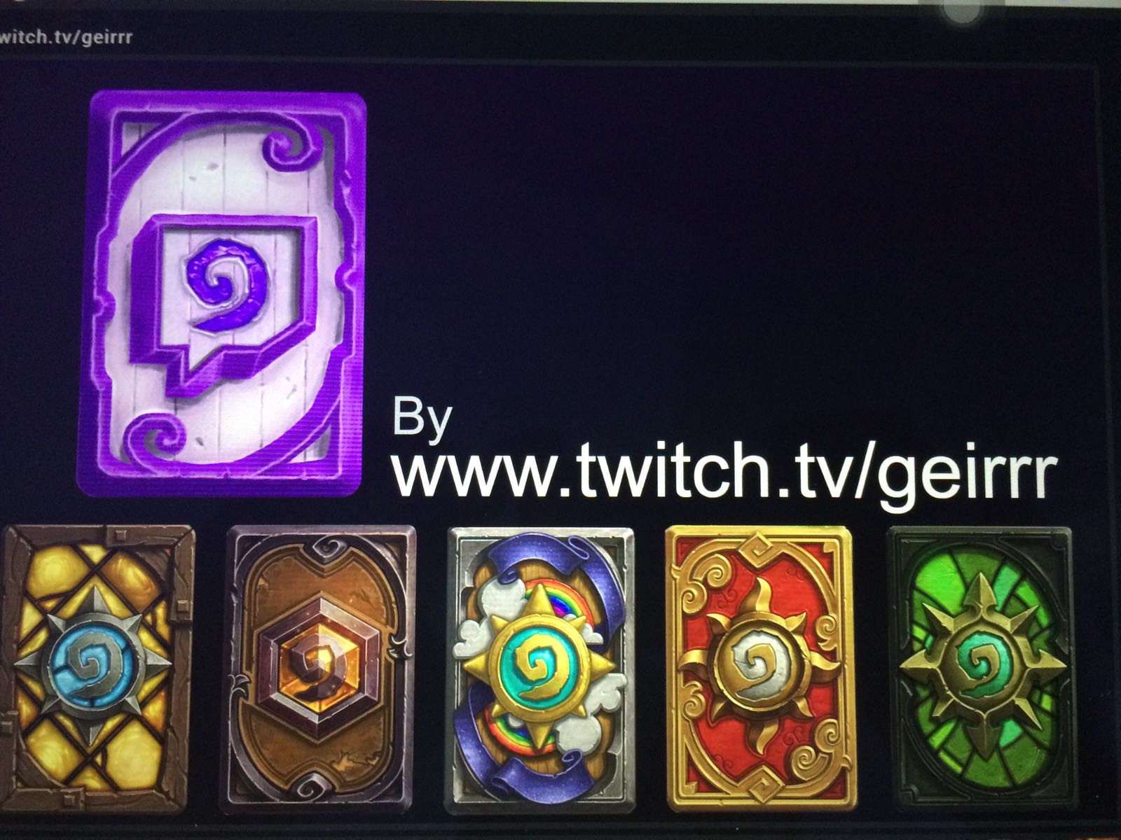 炉石传说twitch卡背获得方式