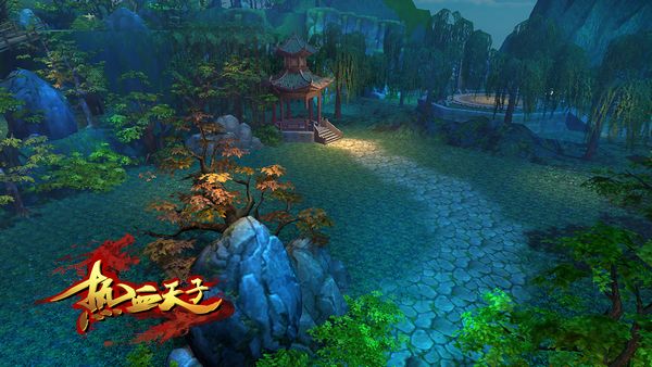 热血天子首曝光，3D动作国战手游