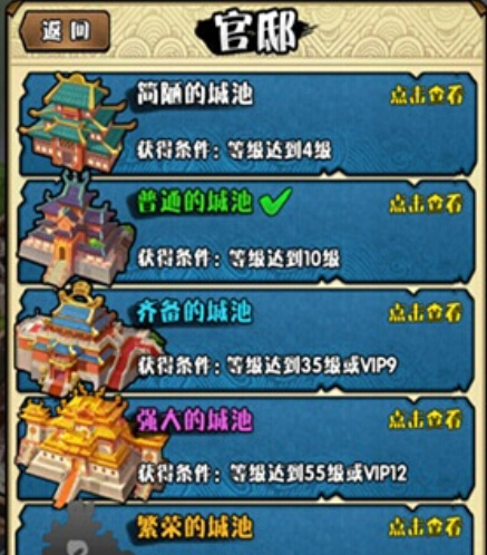 三国笑传城池有什么用