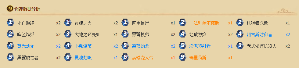 炉石传说新式卡组集锦