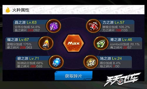 天天飞车火种属性有什么用 火种属性满级是多少级 7230手游网
