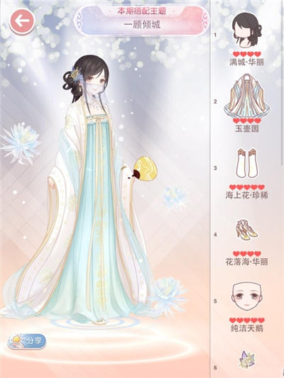 奇迹暖暖一顾倾城怎么搭配 一顾倾城高分搭配攻略