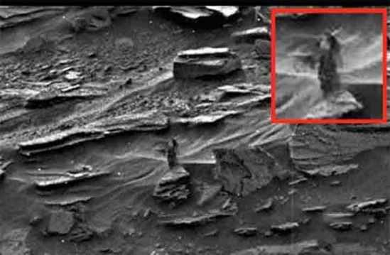 NASA火星照片惊现长发露胸