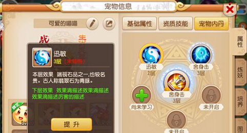 梦幻西游手游攻宠打什么内丹好