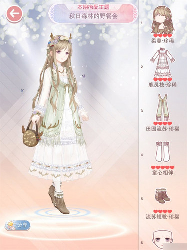 奇迹暖暖秋日森林的野餐会怎么高分搭配？ 7230手游网
