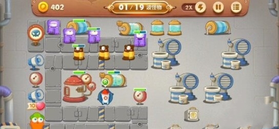 保卫萝卜3工厂第17关怎么过？工厂地图的第17关攻略 7230手游网