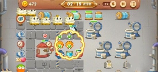 保卫萝卜3工厂第17关怎么过？工厂地图的第17关攻略 7230手游网