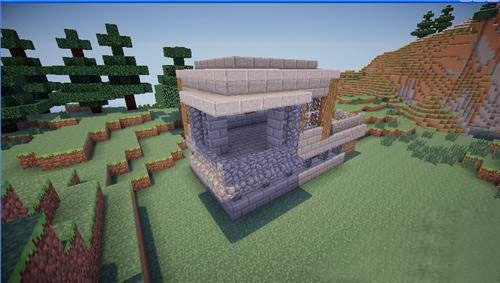 我的世界手机版0.13.1石头小屋建造教程
