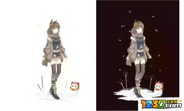 奇迹暖暖新年祈愿签 送幸运套装烟竹伴雪