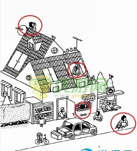 隐藏的人城市第一关通关攻略 城市第1关人物位置
