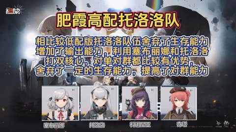 少女前线2追放天梯阵容怎么搭配 少女前线2追放天梯阵容搭配推荐