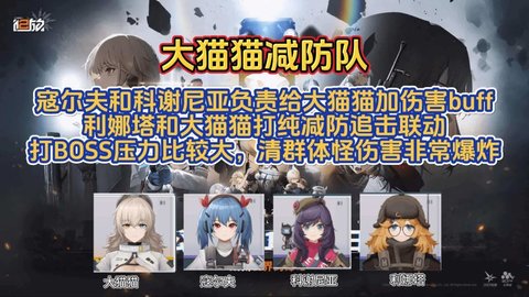 少女前线2追放天梯阵容怎么搭配 少女前线2追放天梯阵容搭配推荐