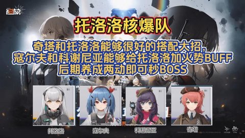 少女前线2追放天梯阵容怎么搭配 少女前线2追放天梯阵容搭配推荐