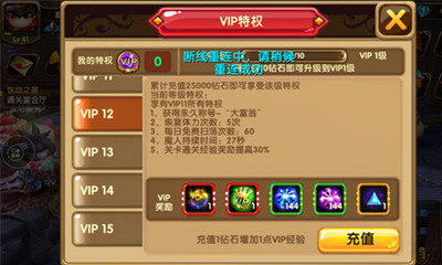 格斗宝贝VIP12要多少钱,VIP12有什么特权