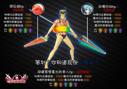 乖离性百万亚瑟王尽超弩情享受夏日的男人行动攻略
