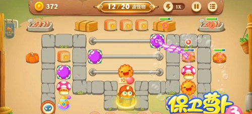 保卫萝卜3集市第33关怎么过 保卫萝卜3集市第33关攻略图解