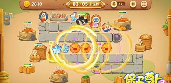 保卫萝卜3集市第35关怎么过 保卫萝卜3集市第35关攻略图解