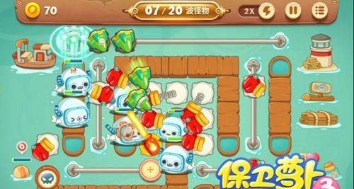 保卫萝卜3码头第12关怎么过 保卫萝卜3码头第12关攻略金萝卜攻略