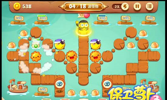 保卫萝卜3码头第27关怎么过 保卫萝卜3码头第27关攻略金萝卜攻略