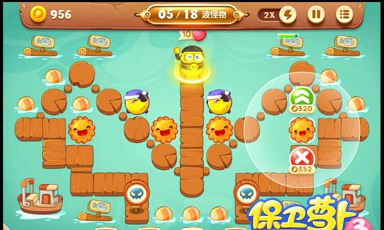 保卫萝卜3码头第27关怎么过 保卫萝卜3码头第27关攻略金萝卜攻略