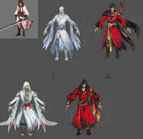 王者荣耀李白五行剑尊皮肤图片特效 李白新皮肤五行剑尊图片