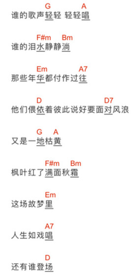 故梦吉他谱全部版本 双笙故梦吉他谱