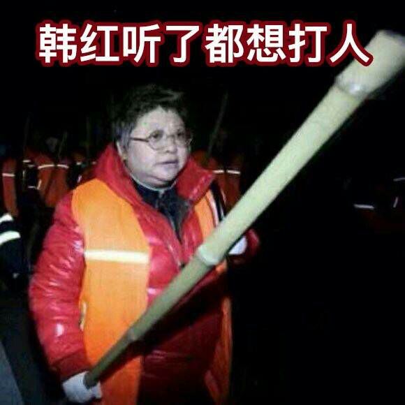 我韩某人一棒子表情包大全 韩红表情包无水印高清大全