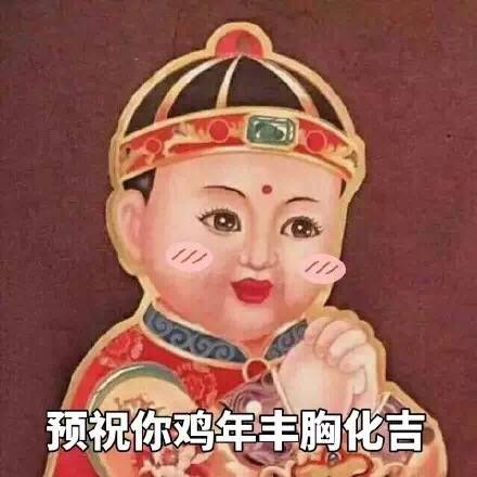预祝你鸡年大吉吧图片 祝你鸡年大吉吧表情包 原图