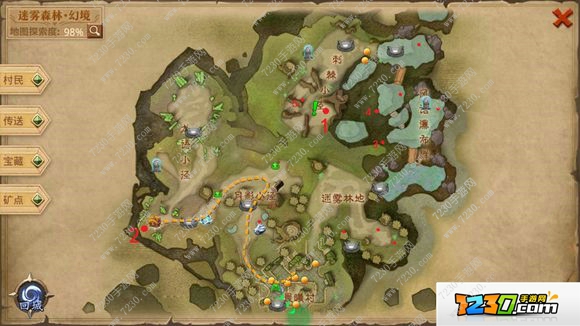 迷雾世界地图宝箱分布图 迷雾世界隐藏宝箱分布图
