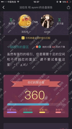 星座城合盘在哪里 星座城合盘对方会不会知道