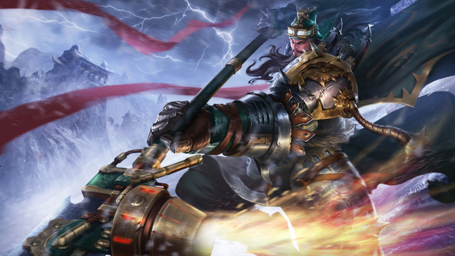 王者荣耀关羽狩魔王皮肤图片特效 关羽狩魔王皮肤图片
