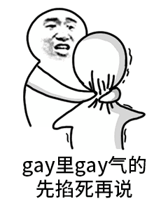 gay里gay气表情包大全 guy里guy气先掐死再说表情包