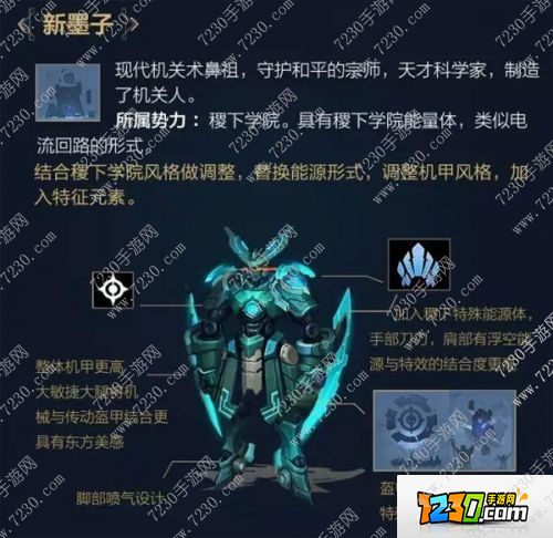 王者荣耀新版本墨子模型更新 王者荣耀墨子模型重做修改展示