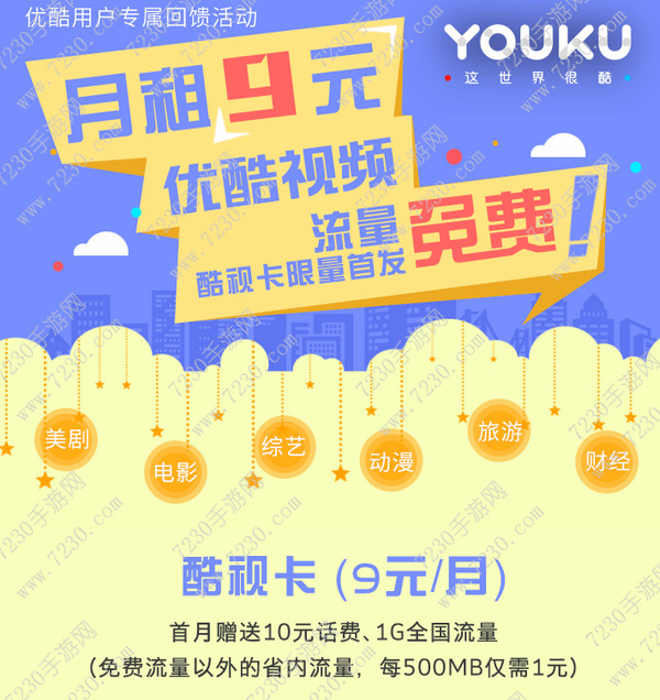 优酷酷视卡怎么样 优酷酷视卡套餐介绍