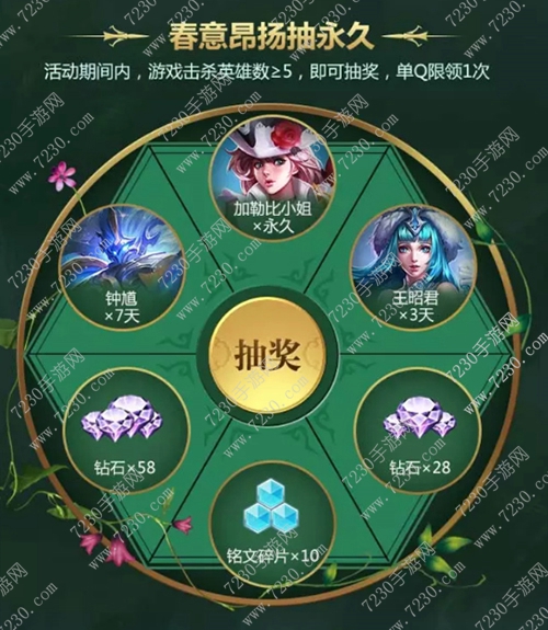 王者荣耀手Q怎么领新手礼包 春日登录&击杀领礼包