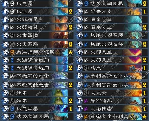 炉石传说2017新版萨满卡组攻略 炉石传说新版安戈洛登顶元素萨