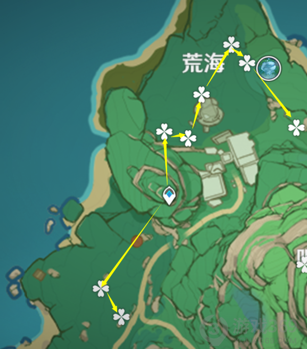 原神绯樱绣球怎么采集 绯樱绣球采集路线