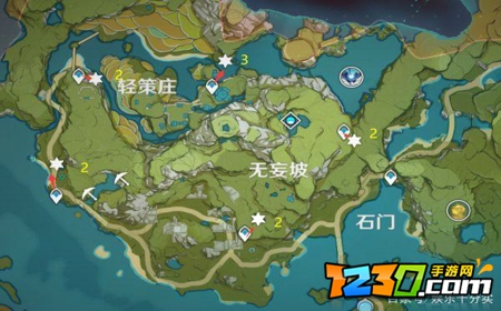 原神石珀采集地点新手推荐 原神石珀采集地点地图一览