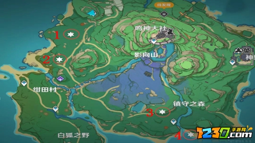 原神稻妻继电石解密位置攻略 稻妻继电石怎么放