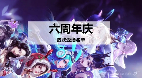 王者荣耀六周年庆是什么时候 2021周年庆活动介绍