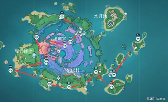 原神心海突破材料采集攻略 突破材料位置分布一览