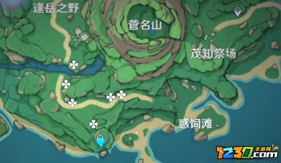 原神幽灯蕈位置在哪 原神托马突破材料幽灯蕈位置分布图