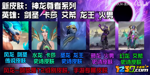 英雄联盟手游2.5版本皮肤一览 lol手游2.5版本皮肤有哪些