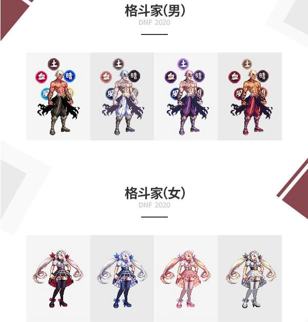 dnf2020金秋套外观哪个职业最好看 全职业金秋国庆套一览