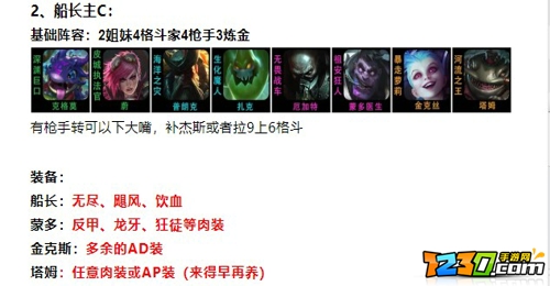 云顶之弈s6斗枪阵容怎么玩 云顶之弈s6斗枪阵容搭配攻略