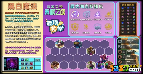 云顶之弈s6黑白魔法师怎么玩 s6黑白魔法师阵容搭配攻略